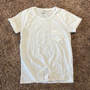 J.Crew Women’s White Pocket Tee, size XS